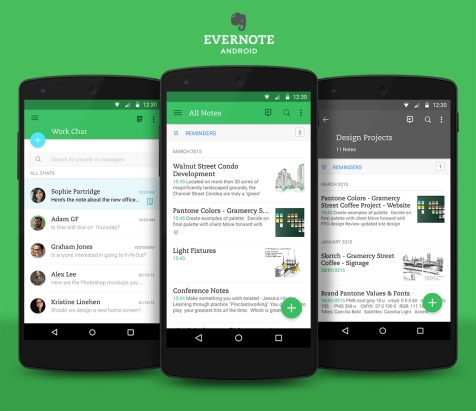 aplikacje mobilne dla biznesu - evernote 